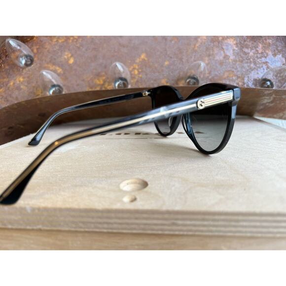 GUCCI Designer Round Sunglasses Black GG0377SK 57 16 145 Optyl *Read* Women's - Picture 7 of 16